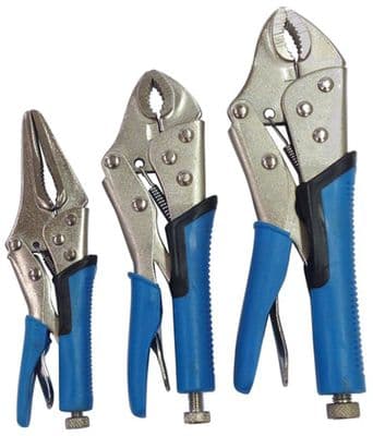 3 piece Locking Plier Set