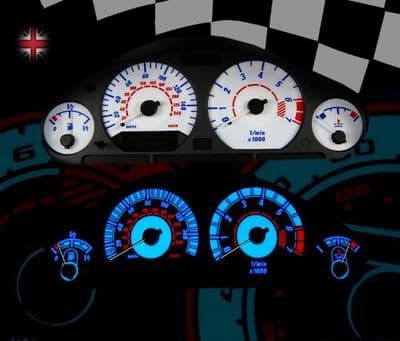 BMW E36 : 155mph 7000rpm  (no mpg)