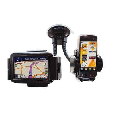 Double GPS / phone holder