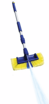 Extendable 2 IN 1 reach brush With jet spray