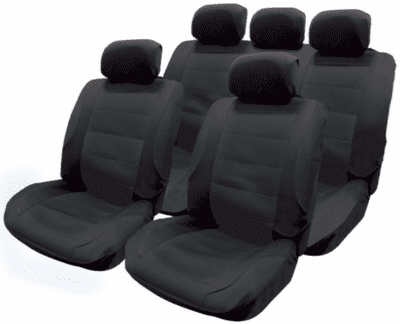 Full set seat covers black