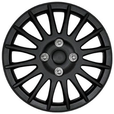 Matt Black Lightning Wheel Trims