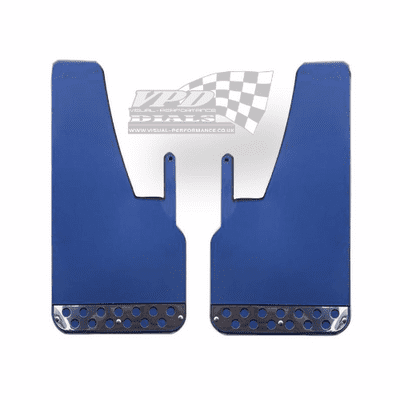 Race Rally Heavy duty Blue mud flaps