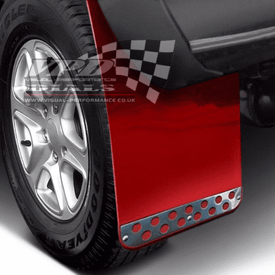 Race Rally Heavy duty Red mud flaps