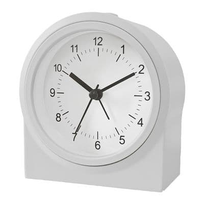 Acctim Archer Alarm Clock Non-Tick & Backlight Grey CK2617