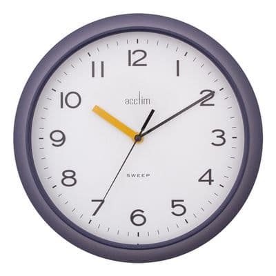 Acctim Rhea Wall Clock Non-Ticking Midnight Blue CK2859
