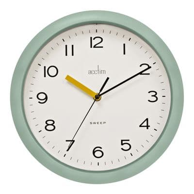 Acctim Rhea Wall Clock Non-Ticking Mint CK2855