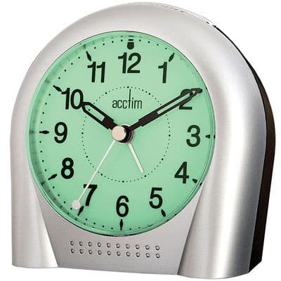 Acctim Sweeper Smartlite Alarm Clock Silver CK1561