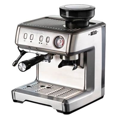 Ariete Metal Espresso Coffee Maker With Grinder S/S AR1313