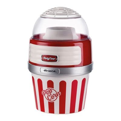 Ariete Retro Popcorn Maker With Serving Bowl Red AR2957