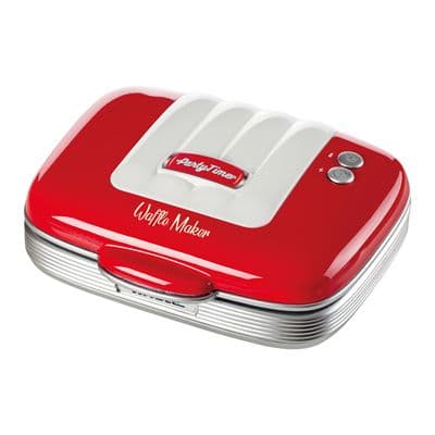 Ariete Retro Waffle Maker Red AR1973