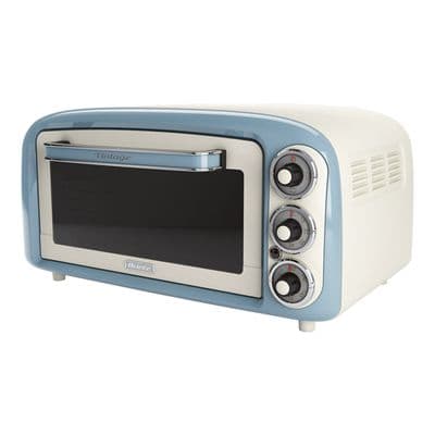 Ariete Vintage 18L Electric Mini Oven Blue AR7905