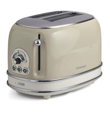 Ariete Vintage 2 Slice Toaster Cream AR5513
