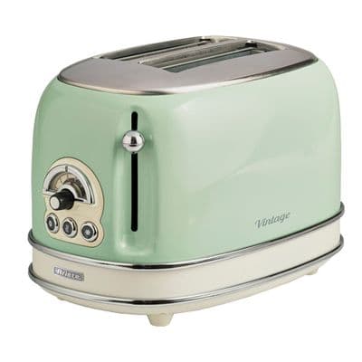 Ariete Vintage 2 Slice Toaster Green AR5514