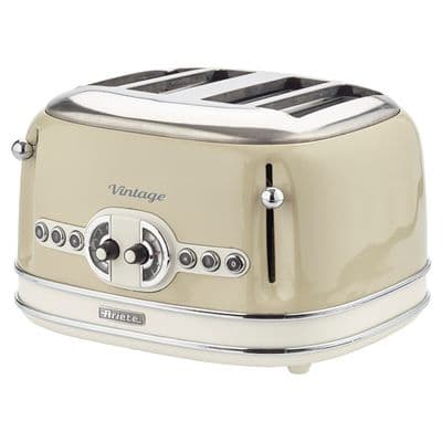 Ariete Vintage 4 Slice Toaster Cream AR5603