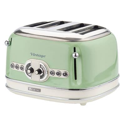 Ariete Vintage 4 Slice Toaster Green AR5604