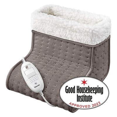 Beurer Cosy Foot Warmer With 3 Heat Settings Taupe UE5314