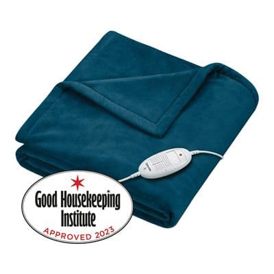 Beurer Cosy Heated Throw 180X130Cm Ocean Blue HD75-42109
