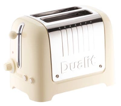 Dualit 2 Slice High Gloss Lite Toaster Cream DA2622