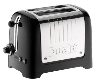 Dualit 2 Slot High Gloss Lite Toaster Black DA2625