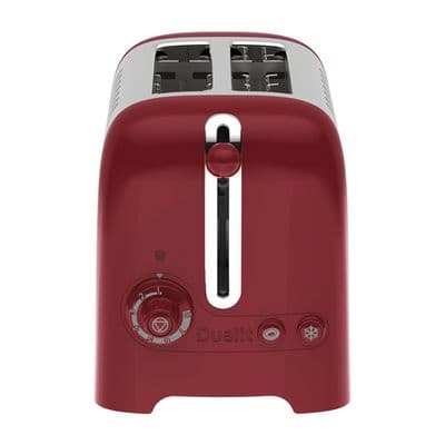 Dualit 2 Slot High Gloss Lite Toaster Red DA6207
