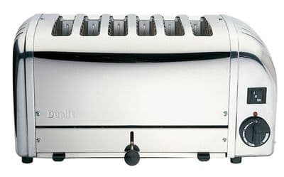 Dualit Classic 6 Slice Toaster Polished Stainless Steel DA0144