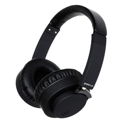 Groove Fusion Wireless/Wired Headphones Black GV0410