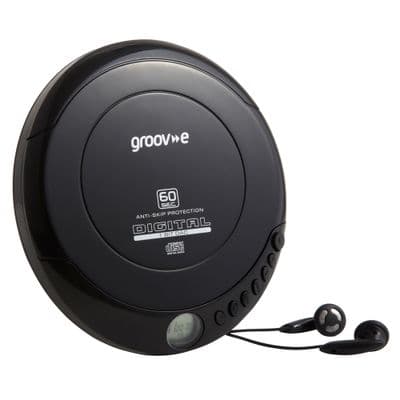 Groove Personal Cd Player Black GV1100