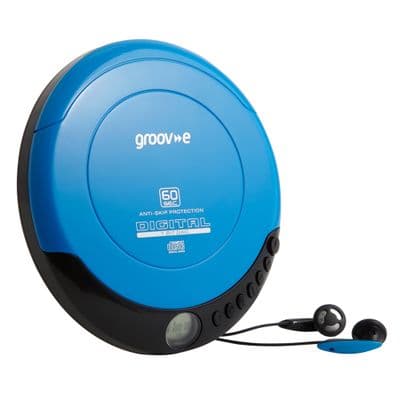 Groove Personal Cd Player Blue GV1108