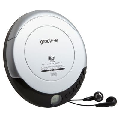 Groove Personal Cd Player Silver GV1103