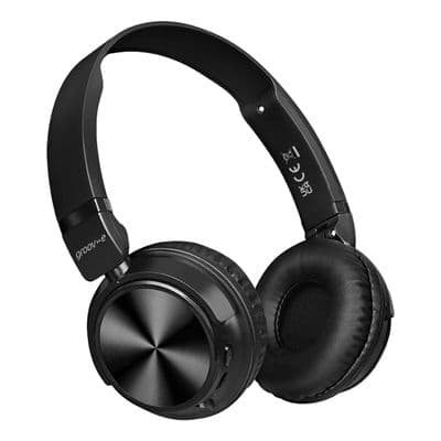 Groove Pulse Bluetooth/Wired Headphones Black GV1303