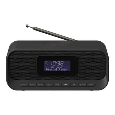 Groove Zeus Colour Screen Dab/Fm Clock Radio Black GVCR04BK
