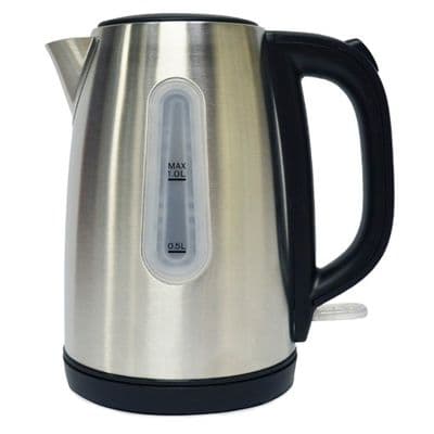 Igenix 1 Litre Jug Kettle Brushed Stainless Steel IG7601