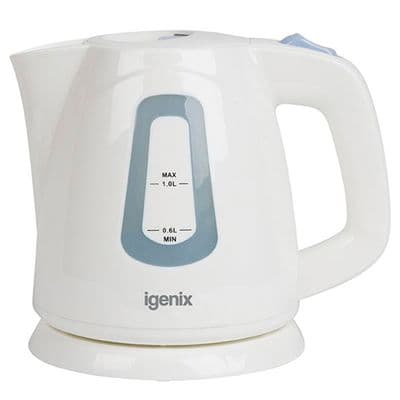 Igenix 1 Litre Jug Kettle  White IG7458