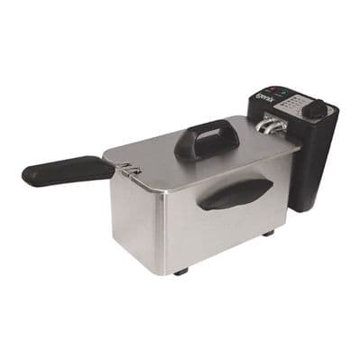 Igenix 1.5 Litre Mini Fryer  Brushed Stainless Steel IG8015