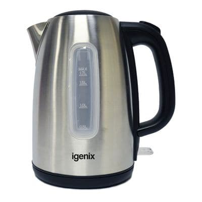 Igenix 1.7 Litre Jug Kettle Brushed Stainless Steel