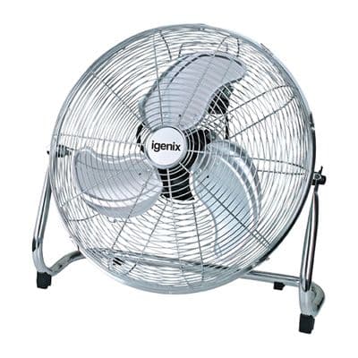 Igenix 18 Inch Floorstanding Air Circulator Fan Chrome DF1800