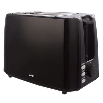 Igenix 2 Slice Toaster Black