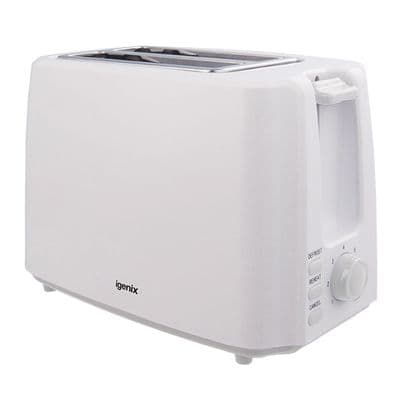 Igenix 2 Slice Toaster White IG3011
