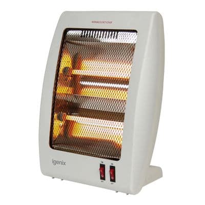 Igenix 800W Quartz Heater White IG9509