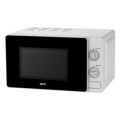 Igenix (Dno)20 Litre 800W Manual Microwave White IG2081