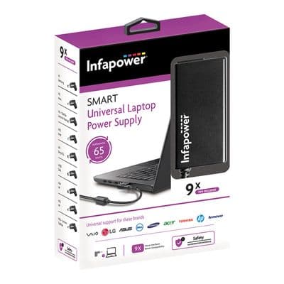 Infapower 65W Universal Laptop Power Supply IN0033