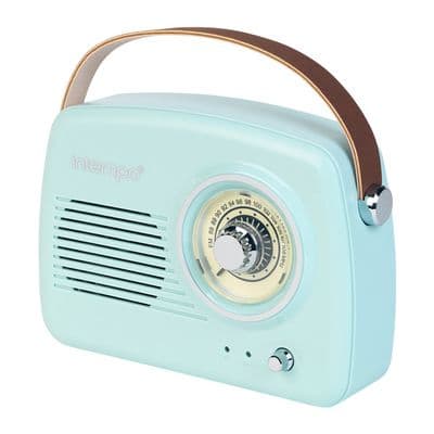 Intempo Revive Fm Portable Radio With Bluetooth Blue UP3332