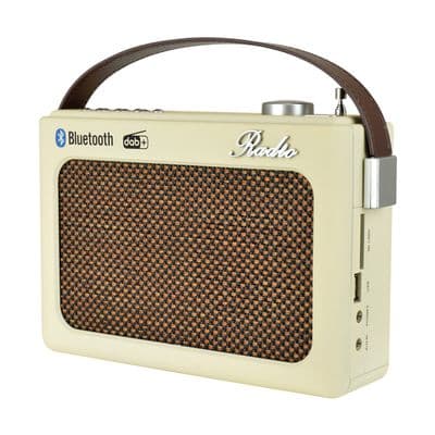 Lloytron Dab+ Fm Portable Radio With Bluetooth Cream LY5402