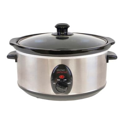 Lloytron (Dno) 3.5L Slow Cooker Brushed Steel LY0818