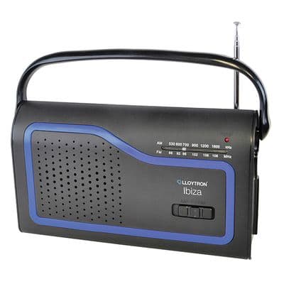 Lloytron Ibiza Mains/Battery Am/Fm Portable Radio LY2402