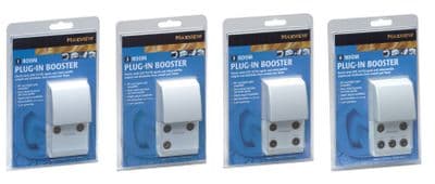 Maxview 4 Room Plug In Signal Booster Silver MX8004