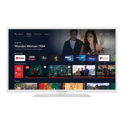 MITCHELL & BROWN 24Inch White Hd Ready Android Smart Tv MC0024