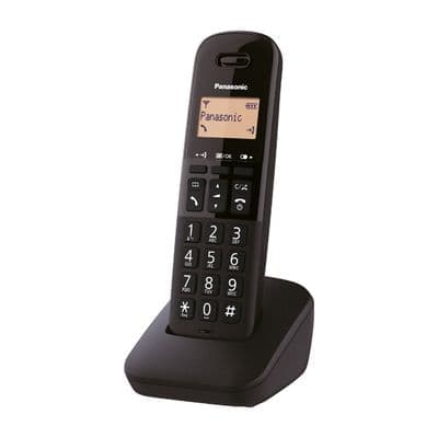 Panasonic Single Digital Cordless Phone Black PQ0610