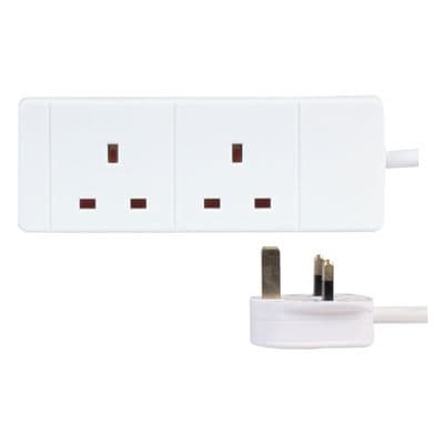 Pro Signal 2 Gang 10M 13Amp Ext Lead Polybag TF1230